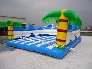 Quality waves bouncy calste bouncer, summer theme inflatable jumping castle commercial wholesale