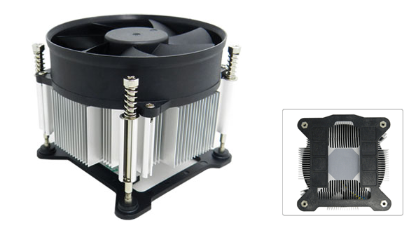 45CFM 1.8W PC CPU Cooling Fan Stable CC-SW37A For LGA1155/1156