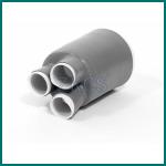 Light Grey Cold Shrink Cable Breakout Boots Silicone Rubber Material