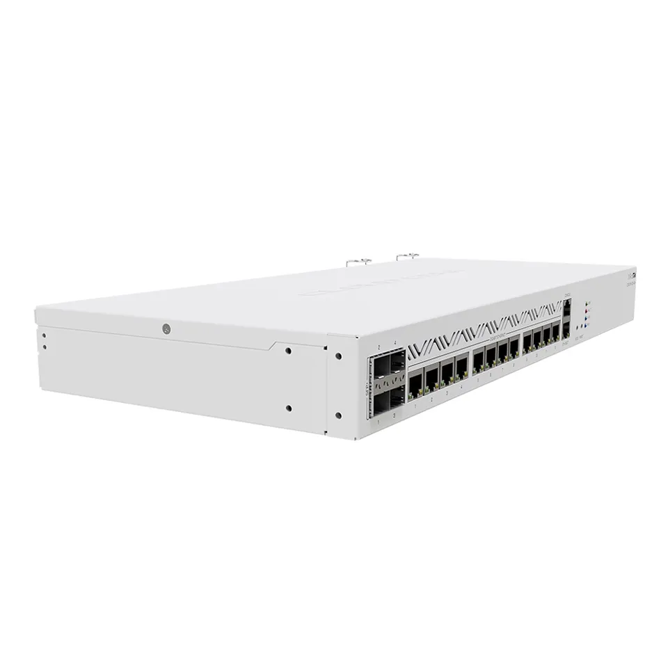 Maximize Your Network's Potential with CCR2116-12G-4S 16 Core CUP and 10G Networking 5G Wi-Fi Transmission Rate 1000Mbps