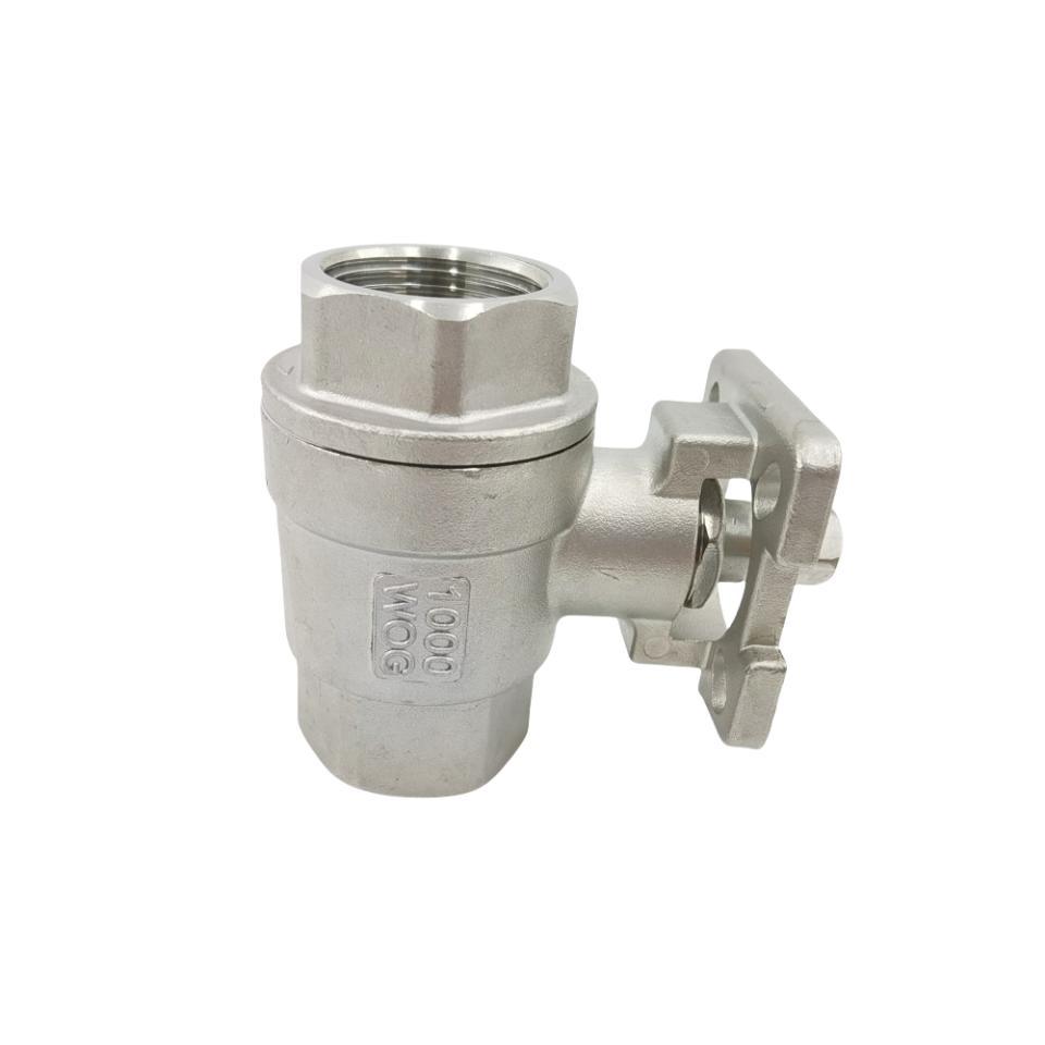 Factory Direct DN15 2PC Threaded Ball Valve with High Platform