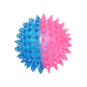 Quality 7cm TPR Dog Indestructible Squeaky Ball Toy Non Toxic wholesale