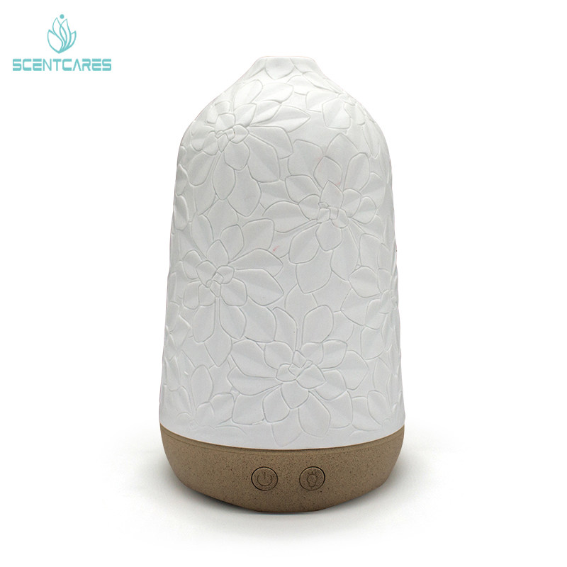 Ultrasonic Cool Mist 100ml Ceramic Aroma Diffuser