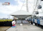 Plain White Sidewalls CFM Permanent Movable Party Tents