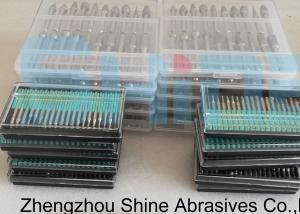 China Engraving Electroplated Diamond Tools Diamond Mounted Point Set 3mm Shank on sale