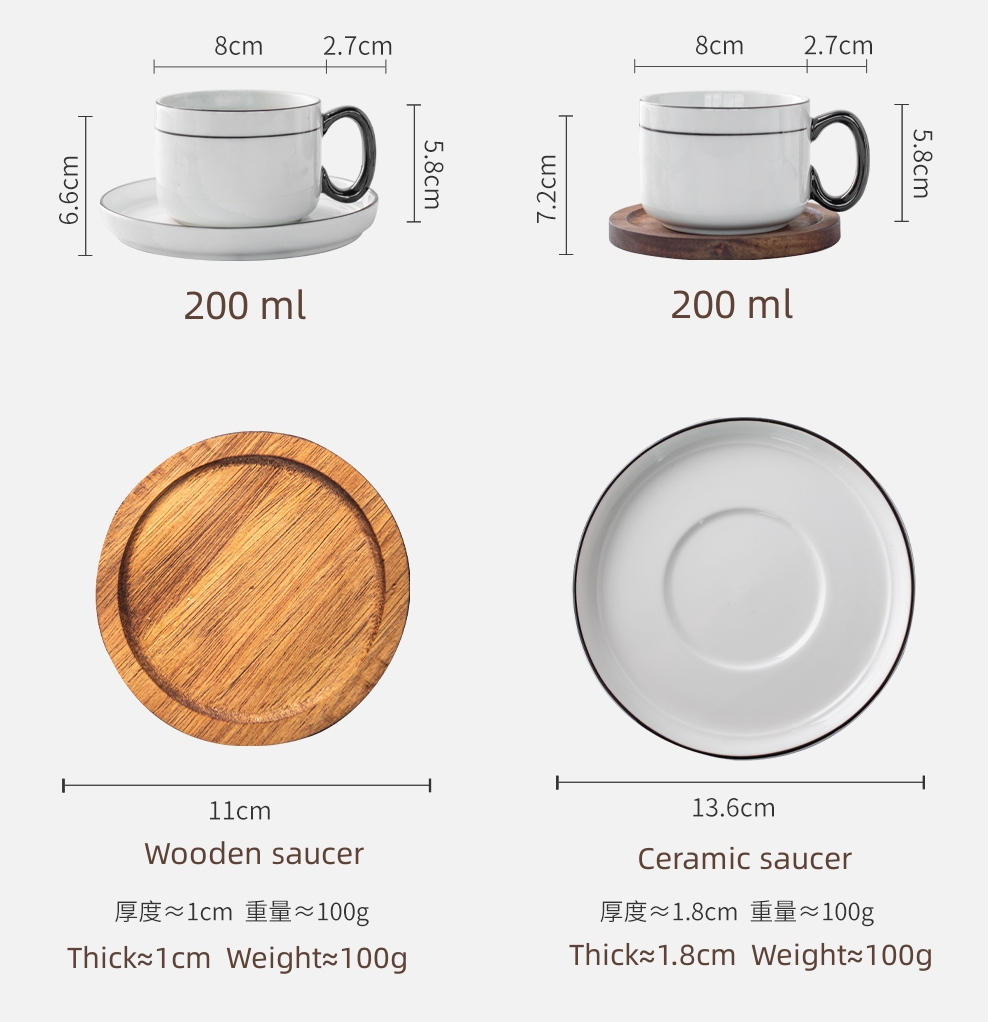 Minimalism Porcelain Cups Saucers Sustainable Drinkware For Afternoon Tea And Beyond
