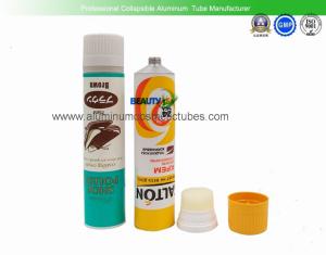 Quality 75ml Shoeshine Collapsible Tubular Containers , Cosmetics Aluminium Tube Packaging wholesale