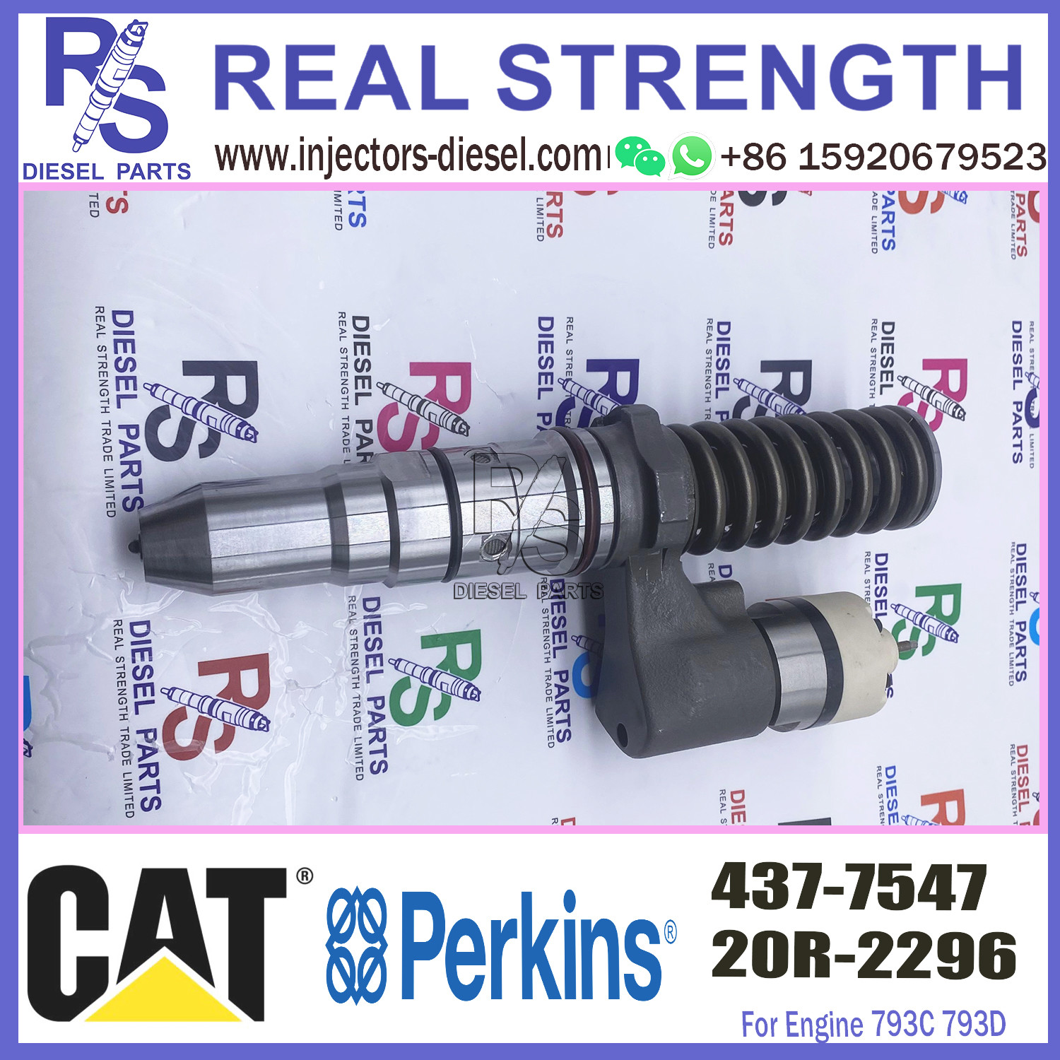 nozzle 376-0509 437-7547 20R-2296 diesel fuel injection common rail injector