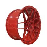 18'' 19'' 20'' 21'' 22 InchRed Colour polished Monoblock Forged Alloy Wheels