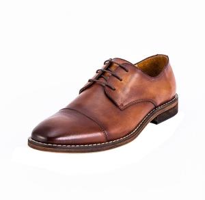 Quality Waterproof Men'S Wedding Dress Shoes Lace Up Flat Heel Striped Slip On Shoes wholesale