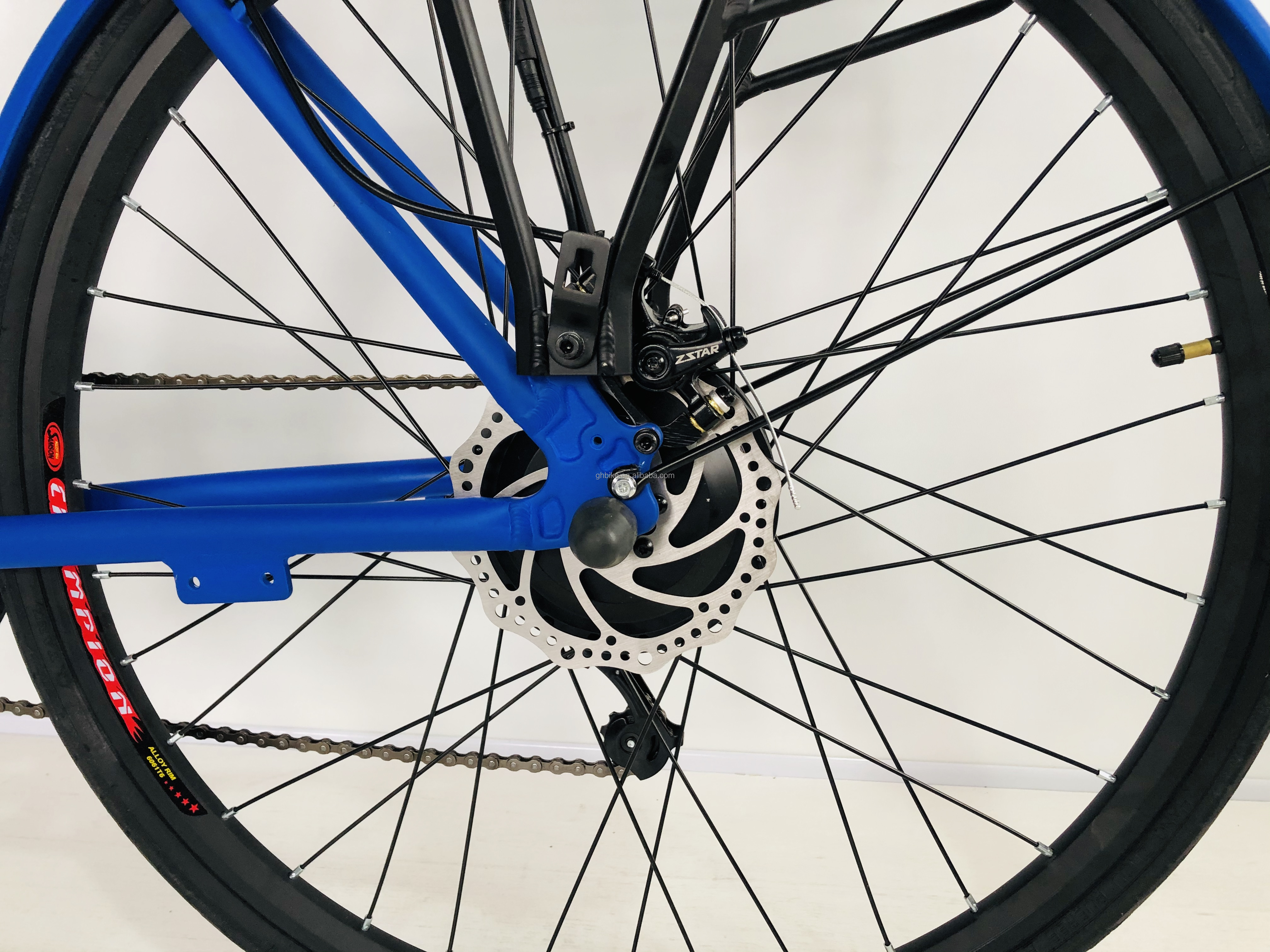 48V 500W 14AH 28MPH OEM Customized Women Lady Step Though Electric City Bike for Easy