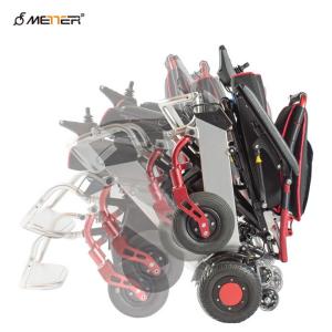 Quality Lightweight Foldable Motorized Wheelchair With 220.46LB Load wholesale