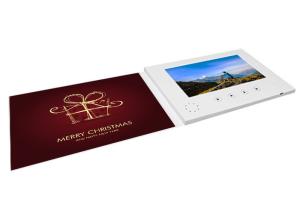 Quality A4 Hardcover Full Printing Wedding Invitation Video Card 128MB-4GB Video TV Brochure Type wholesale