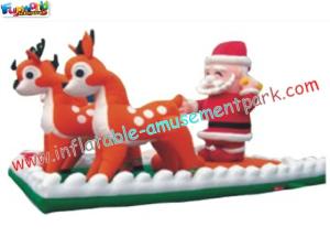 Quality Outdoor Inflatable blow up christmas festival decorations snowman, Santa claus Promotional wholesale