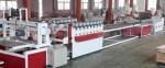 Twin Conical Screw Wood Plastic Production Line For Crust Furniture Board