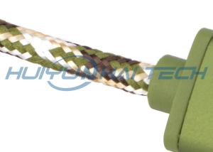 Quality Color Mixed Cotton Braided Sleeving Soft Wear Resistant Custom For Cable Harness wholesale