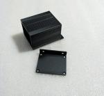50X40x60mm Sandblasting Black Aluminum Case With L Plate