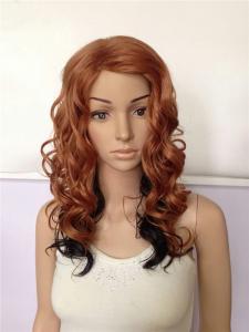Quality Loose Curly Long Synthetic Wigs Japanese Kanekalon Fiber Wigs wholesale