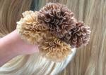 Long Lasting Pre Bonded Nail U Tip Remy Human Hair Extensions Full Cuticle