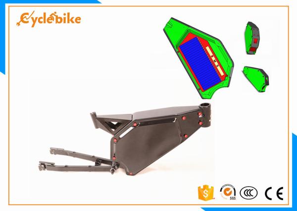 135mm or 155mm Drop Out Carbon Steel Enduro Bike Frame , Full Suspension