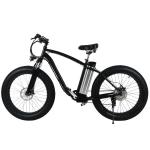 Mudguards Electric Fat Tire Mountain Bikes 26in With SR Saddle