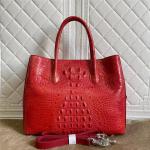 Exotic Crocodile Skin Women Totes Purse Authentic Alligator Leather Lady Large