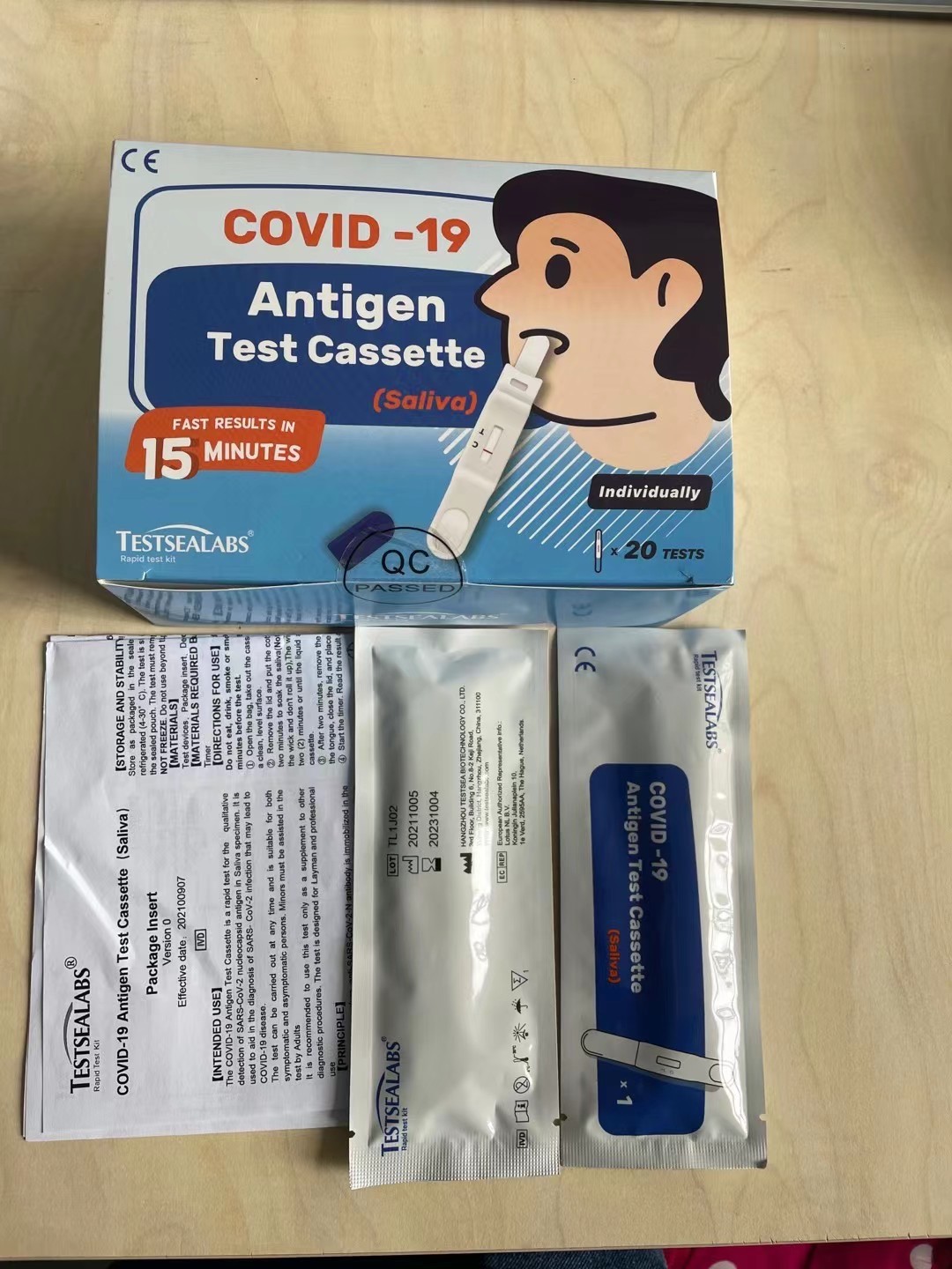 Factory Wholesale Cov-19 Kids Test Kit Antigen Rapid Test Cassette Colloidal gold Siliva Nose Saliva Test