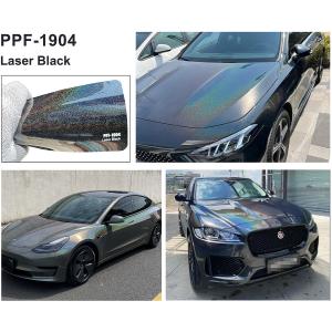Quality 60inchx53ft Laser Black Color PPF Film Heat Repair Black Vehicle Wrap Film wholesale