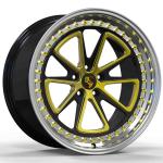 ET48 Custom Three Piece Forged Wheels PCD 5-108 22 Inch