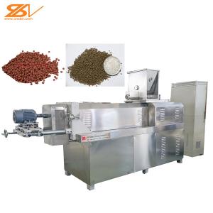 Quality Industrial 220V Twin Screw 100kg/Hr Fish Feed Extruder wholesale