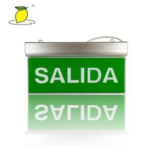 Quality emergency light led sign exit led rechargeable lamps wholesale