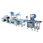 Automatic water food and beverage bottle heating shrink packing packaging