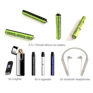 Quality UL Certificated Lithium Ion Battery Cell Rechargeable HCC0840 3.7V 170mAh wholesale