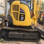 Low price 3 tons used Japan imported Komatsu pc 35 MR crawler excavator with