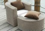 5pcs patio round rattan sofa furniture
