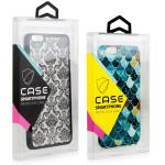 Transparent PET Packaging Box With Printed Sticker For Phone Case With Plastic