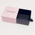 Pink Color Jewelry Paper Box Kraft Earring Boxes Small Necklace Gift Box