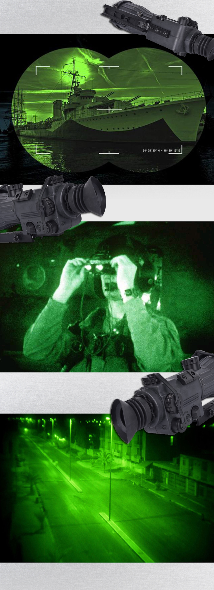 450mw Infrared Illuminator 3x90 Night Vision Scope for end Firing Exercises Sessions