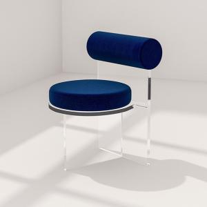 Quality Space Saving Custom Acrylic Furniture Acrylic Makeup Chair Lucite Dining Chairs wholesale