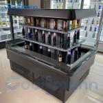 Mini Half Height Food Display Cooler Multideck Beverage Cabinet Refrigerated