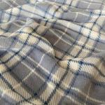 Polyester Classic Plaid Printed Super Soft Fabric For Shoes Clothes Pillowslip