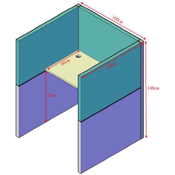 Office Building Modular Office Furniture Set for Bureau de Travail and Mail