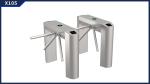 Semi Automatic SUS 304 Stainless Steel Hairline Tripod Turnstile Gate with