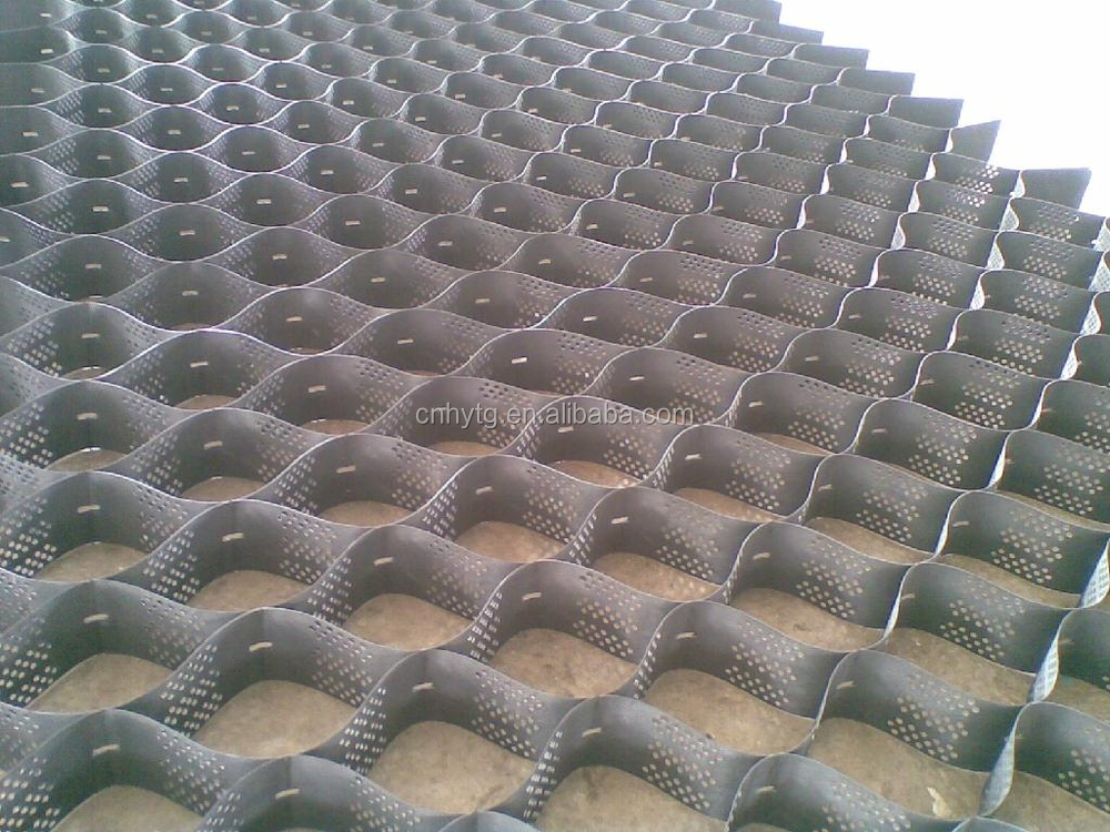Welding Distance 330mm-1000mm Hdpe Geocell for Soil Stabilization and Retaining Walls