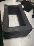 high quality sewn bellows design to protect cover for waterjet cutting machines