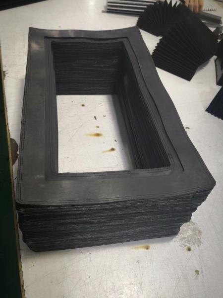 high quality sewn bellows design to protect cover for waterjet cutting machines