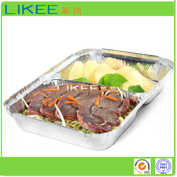 3003 3004 Aluminum Foil Food Pan Foil Serving Trays Environmental Friendly