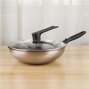 Quality Non Stick 32cm Stovetop Frying Pan Honeycomb Stainless Steel wholesale
