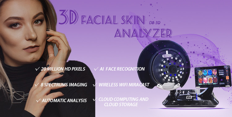 magic mirror skin analyzer health analyzer UV Images skin analyzer CE approval machine beauty device skin 3d analyzing