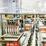 Stainless Steel Bottle Case Packer Machine Adjustable Speed 18-30cases/min